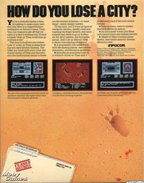 Box back cover for Mars Saga on the Microsoft DOS.