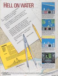 Box back cover for Ocean Ranger on the Microsoft DOS.