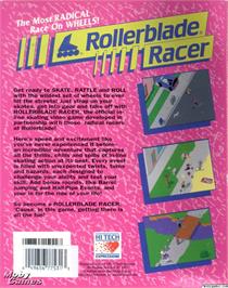Box back cover for Rollerblade Racer on the Microsoft DOS.