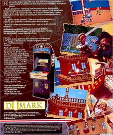 Box back cover for Skull & Crossbones on the Microsoft DOS.