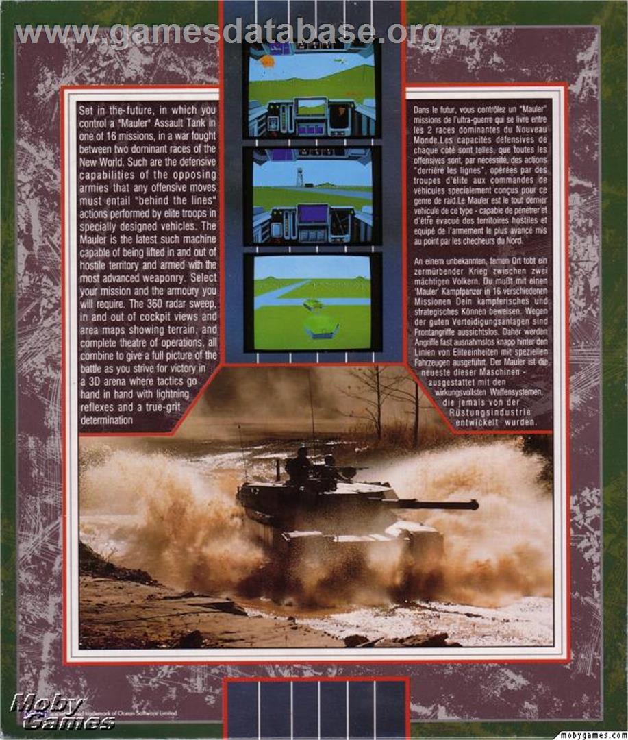 Battle Command - Microsoft DOS - Artwork - Box Back