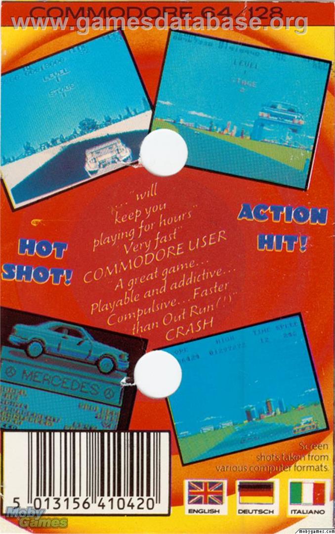 Crazy Cars - Microsoft DOS - Artwork - Box Back