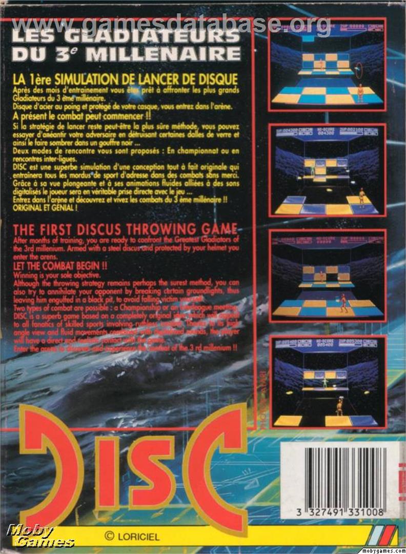 Disc - Microsoft DOS - Artwork - Box Back
