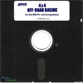 Artwork on the Disc for 4x4 Off-Road Racing on the Microsoft DOS.