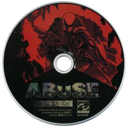 Artwork on the Disc for Abuse on the Microsoft DOS.