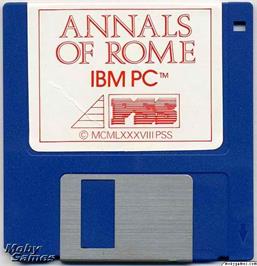 Artwork on the Disc for Annals of Rome on the Microsoft DOS.