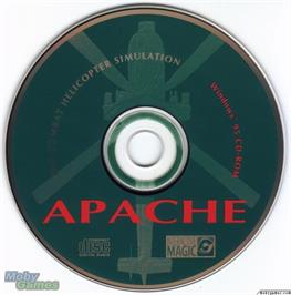 Artwork on the Disc for Apache on the Microsoft DOS.