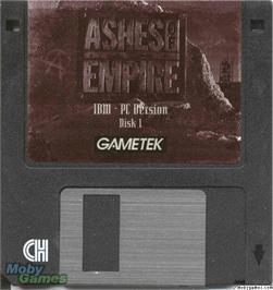 Artwork on the Disc for Ashes of Empire on the Microsoft DOS.