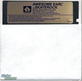 Artwork on the Disc for Awesome Earl in SkateRock on the Microsoft DOS.