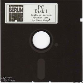 Artwork on the Disc for Berlin 1948 on the Microsoft DOS.