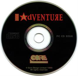 Artwork on the Disc for Big Red Adventure on the Microsoft DOS.