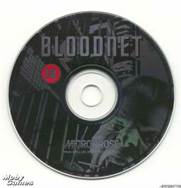 Artwork on the Disc for Bloodnet on the Microsoft DOS.