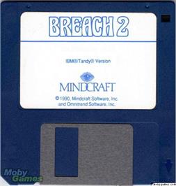 Artwork on the Disc for Breach 2 on the Microsoft DOS.
