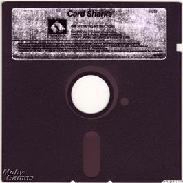 Artwork on the Disc for Card Sharks on the Microsoft DOS.
