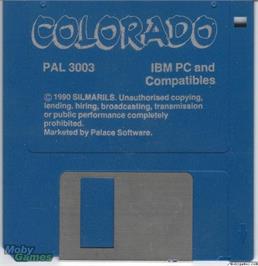 Artwork on the Disc for Colorado on the Microsoft DOS.