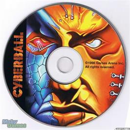 Artwork on the Disc for Cyberball on the Microsoft DOS.