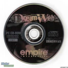 Artwork on the Disc for Dreamweb on the Microsoft DOS.