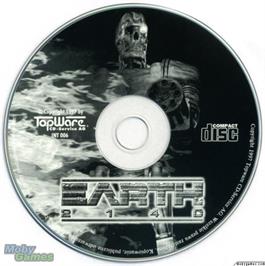Artwork on the Disc for Earth 2140 on the Microsoft DOS.