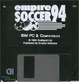 Artwork on the Disc for Empire Soccer 94 on the Microsoft DOS.