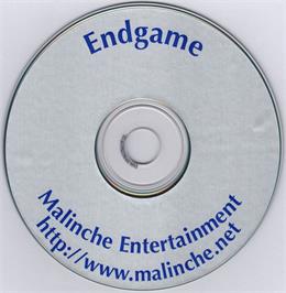 Artwork on the Disc for Endgame on the Microsoft DOS.