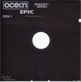 Artwork on the Disc for Epic on the Microsoft DOS.