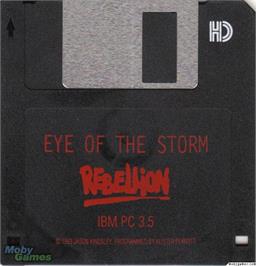 Artwork on the Disc for Eye of the Storm on the Microsoft DOS.
