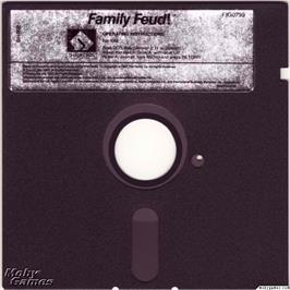 Artwork on the Disc for Family Feud on the Microsoft DOS.