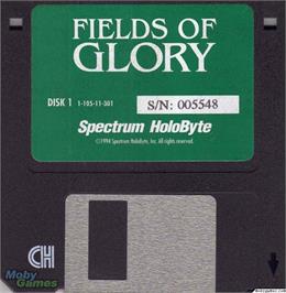 Artwork on the Disc for Fields of Glory on the Microsoft DOS.