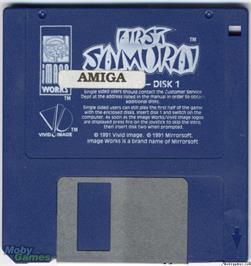 Artwork on the Disc for First Samurai on the Microsoft DOS.