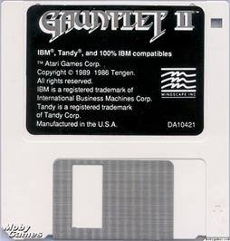 Artwork on the Disc for Gauntlet II on the Microsoft DOS.