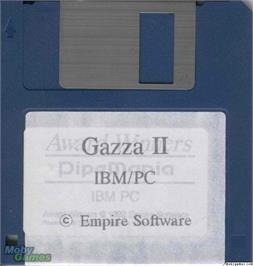 Artwork on the Disc for Gazza II on the Microsoft DOS.