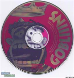 Artwork on the Disc for Gobliiins on the Microsoft DOS.