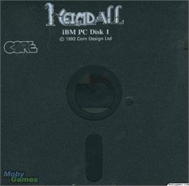 Artwork on the Disc for Heimdall on the Microsoft DOS.