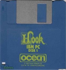 Artwork on the Disc for Hook on the Microsoft DOS.
