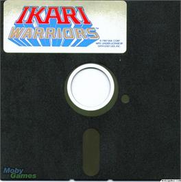 Artwork on the Disc for Ikari Warriors on the Microsoft DOS.