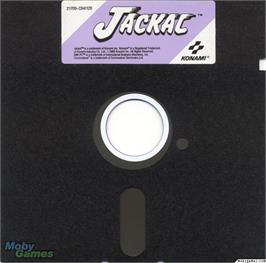 Artwork on the Disc for Jackal on the Microsoft DOS.