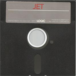 Artwork on the Disc for Jet on the Microsoft DOS.
