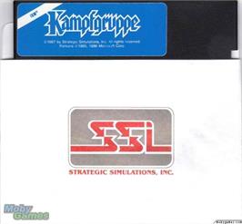 Artwork on the Disc for Kampfgruppe on the Microsoft DOS.