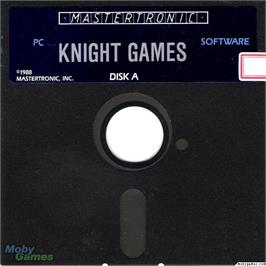 Artwork on the Disc for Knight Games on the Microsoft DOS.
