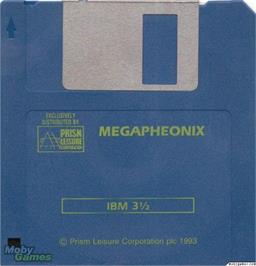 Artwork on the Disc for Mega Phoenix on the Microsoft DOS.