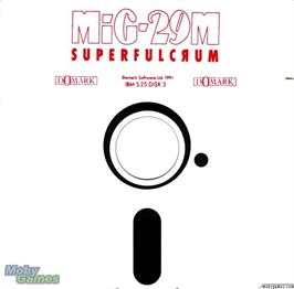 Artwork on the Disc for MiG-29M Super Fulcrum on the Microsoft DOS.