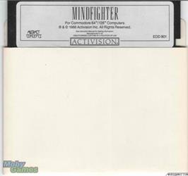 Artwork on the Disc for Mindfighter on the Microsoft DOS.