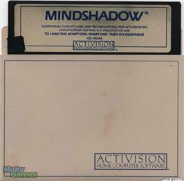 Artwork on the Disc for Mindshadow on the Microsoft DOS.