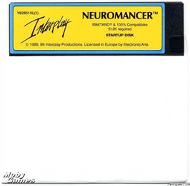 Artwork on the Disc for Neuromancer on the Microsoft DOS.