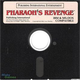 Artwork on the Disc for Pharaoh's Revenge on the Microsoft DOS.