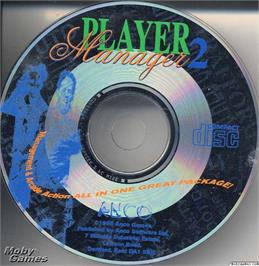 Artwork on the Disc for Player Manager 2 on the Microsoft DOS.