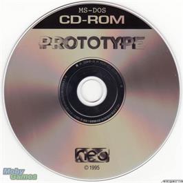 Artwork on the Disc for Prototype on the Microsoft DOS.