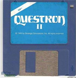 Artwork on the Disc for Questron II on the Microsoft DOS.