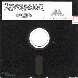 Artwork on the Disc for Revelation on the Microsoft DOS.