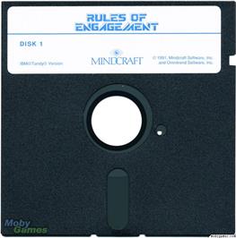 Artwork on the Disc for Rules of Engagement on the Microsoft DOS.